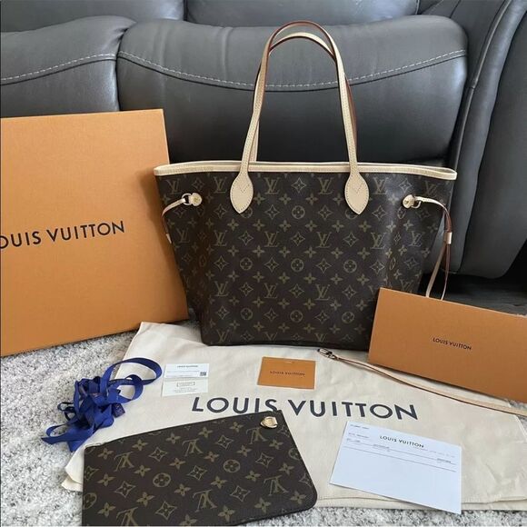 🍒2025🍒BRAND NEW LOUIS VUITTON NEVERFULL MM - Picture 2 of 14